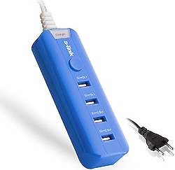 S-link SL-M4 4 USB Port Mavi Şarj Adaptörü
