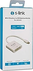 S-link SL-MDA40 Mini DisplayPort to DVI Dönüştürücü