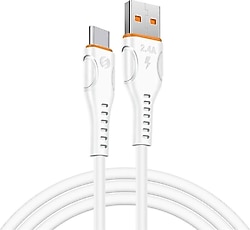 S-link SL-X203 1 m USB to Type-C Hızlı Şarj Kablosu