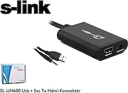 SLink SL-UH600 USB to HDMI Dönüştürücü