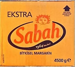 Sabah 4500 gr Bitkisel Margarin