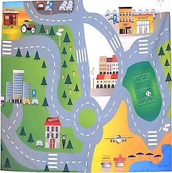 SafeMom City 150x150 cm Oyun Matı