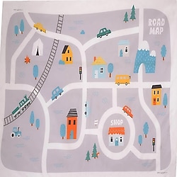 SafeMom Road Map 150x150 cm Oyun Matı