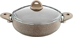 Saflon Granitline 24 cm Basık Tencere