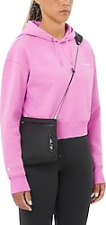 Salomon Chest Logo LC2680300 Kapüşonlu Pembe Kadın Sweatshirt