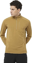 Salomon Essential Lightwarm Yarım Fermuarlı Erkek Polar
