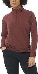 Salomon Essential Lightwarm Yarım Fermuarlı Kadın Polar