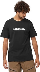 Salomon Logo Performance Kısa Kollu Bisiklet Yaka Erkek Tişört