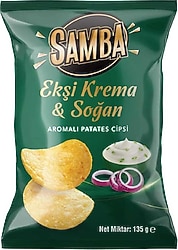 Samba Ekşi Krema ve Soğanlı Patates Cipsi 135 gr