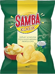 Samba Yoğurt ve Mevsim Yeşillikleri Patates Cipsi 150 gr