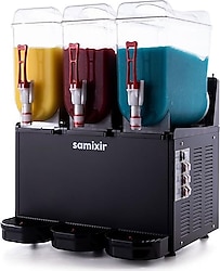 Samixir Triple SLUSH36.B Siyah 12+12+12 lt Buzlaş Makinesi