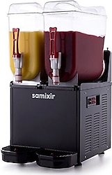 Samixir Twin SLUSH24.B 12+12 lt Siyah Buzlaş Makinesi