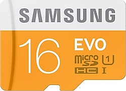 Samsung 16 GB Micro SD Evo MB-MP16DA/TR Hafıza Kartı