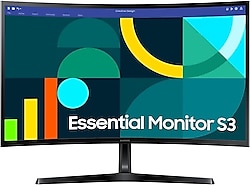 Samsung Essential S3 LS27D366GAUXUF 27" 4 ms Full HD Curved 100 Hz Monitör