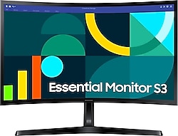 Samsung Essential S3 LS24D366GAUXUF 24" 4 ms Full HD Curved 100 Hz Monitör