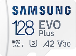 Samsung Evo Plus MB-MC128SA Class 10 UHS-I U3 A2 V30 128 GB Micro SD Kart