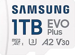 Samsung Evo Plus MB-MC1T0SA Class 10 UHS-I U3 A2 V30 1 TB Micro SD Kart