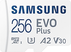 Samsung Evo Plus MB-MC256SA Class 10 UHS-I U3 A2 V30 256 GB Micro SD Kart
