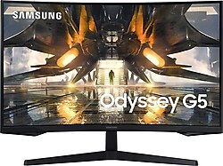 Samsung Odyssey G5 LS32AG550EUXUF 32" 1ms WQHD Freesync Curved Oyuncu Monitörü