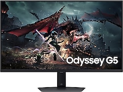 Samsung Odyssey G5 LS32DG500EUXUF 32" 1 ms 2K Pivot IPS 180 Hz Oyuncu Monitörü