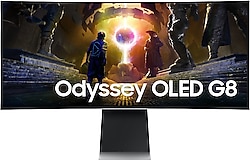 Samsung Odyssey G8 LS34DG850SUXUF 34" 0.03 ms WQHD Curved 175 Hz OLED Oyuncu Monitörü