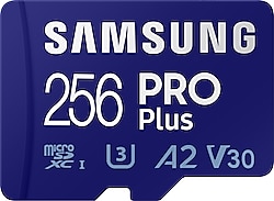 Samsung Pro Plus 256 GB MicroSDXC MB-MD256KA Hafıza Kartı