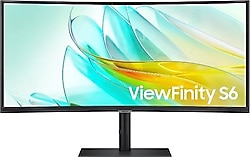 Samsung ViewFinity LS34C652UAUXUF 34" 5 ms WQHD Curved 100 Hz Oyuncu Monitörü
