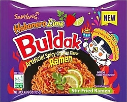 Samyang Buldak Habanero Lime Hot Chicken 135 gr