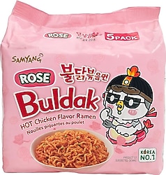 Samyang Buldak Rose Hot Chicken 5'li Paket
