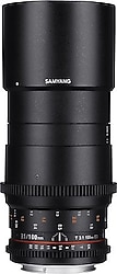 Samyang 100mm T3.1 VDSLR ED UMC Full Frame Macro Cine Lens Sony