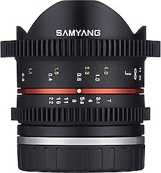 Samyang 8mm T3.1 UMC Fisheye Crop Cine Lens