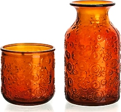 San Miguel Flora Bardaklı Turuncu Sürahi