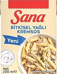 Sana Bitkisel Yağlı Kremsos 200 ml