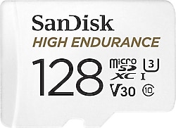SanDisk High Endurance SDSQQNR-128G-GN6IA Class 10 UHS-I U3 V30 128 GB Micro SD Kart