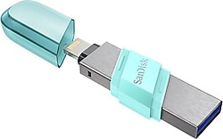 SanDisk iXpand Flash Drive Flip SDIX90N-064G-GN6NK 64 GB Flash Bellek