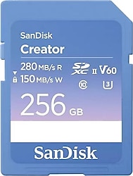 SanDisk Creator SDSDXEP-256G-GNCIS Class 10 UHS-II U3 V60 256 GB Hafıza Kartı