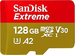 SanDisk Extreme 128 GB microSDXC 190MB/s UHS-I SDSQXAA-128G-GN6MN Hafıza Kartı