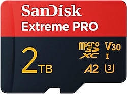SanDisk Extreme Pro SDSQXCD-2T00-GN6MA UHS-I A2 V30 2 TB Micro SD Kart