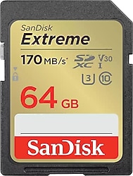 SanDisk Extreme SDSDXV2-064G-GNCIN Class 10 UHS-I U3 V30 64 GB Hafıza Kartı