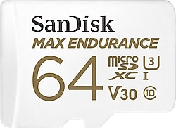 SanDisk Max Endurance SDSQQVR-064G-GN6IA Class 10 UHS-I U3 V30 64 GB Micro SD Kart