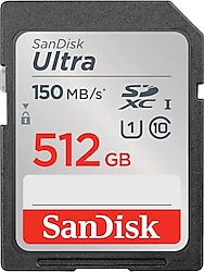 SanDisk Ultra SDSDUNC-512G-GN6IN Class 10 UHS-I U1 512 GB Hafıza Kartı