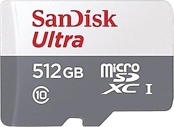 SanDisk Ultra SDSQUNR-512G-GN3MN Class 10 UHS-I 512 GB Micro SD Kart