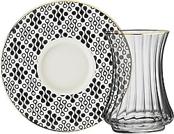 Sandro Moreno 1453 Pastel Optik 12 Parça 6 Kişilik Çay Seti
