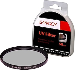 Sanger 58 mm UV Objektif Filtresi