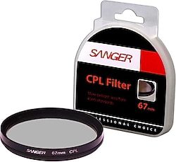 Sanger 67 mm CPL Polarize Objektif Filtresi