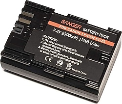 Sanger LP-E6N Plus Canon Fotoğraf Makinesi Bataryası