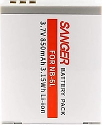Sanger NB-6L Canon Batarya