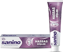 Sanino Hassas Dişler için 75 ml Florürlü Diş Macunu