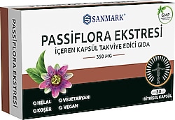 Sanmark Pasiflora Ektresi 30 Kapsül