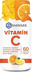 Sanmark Vitamin C 60 Çiğneme Tableti